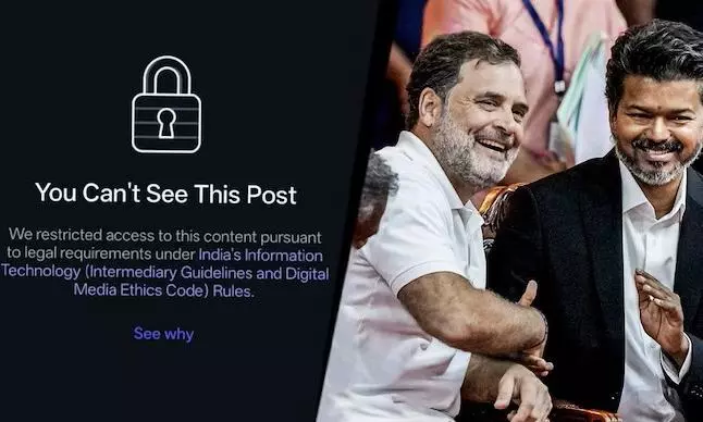 Congress claims Instagram censored Rahul Gandhi-Vijay reel; Centre blames tech glitch Congress claims Instagram censored Rahul Gandhi-Vijay reel; Centre blames tech glitch