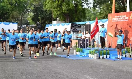IAF, Army personnel hold 88-hr run to honour Operation Sindoor