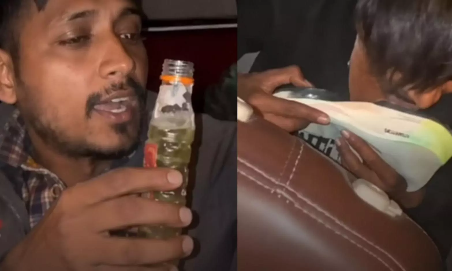 Shocking! Hindutva extremists force Muslim men to drink cow urine Shocking! Hindutva extremists force Muslim men to drink cow urine