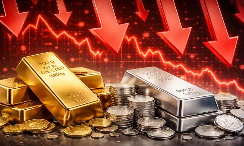 Gold & silver prices dip 2% amid profit booking
