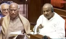 Kharge and Deve Gowda Kharge and Deve Gowda