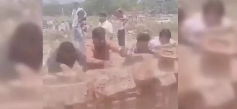 Madrasa wall in Delhi’s Pitampura demolished by mob led by BJP MLA Madrasa wall in Delhi’s Pitampura demolished by mob led by BJP MLA
