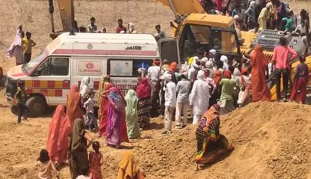 Five MP labourers die in Panna well collapse Five MP labourers die in Panna well collapse