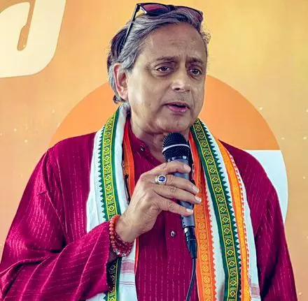 Shashi Tharoor rejects CPM allegation linking Cong to ED raids on Vijayan Shashi Tharoor rejects CPM allegation linking Cong to ED raids on Vijayan
