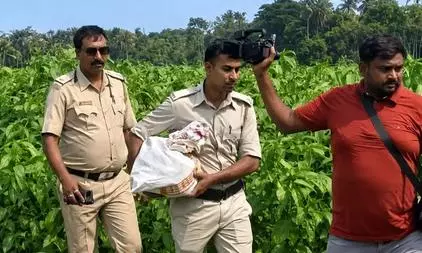 Rs 2.24 crore unearthed from trolley bags in Trinamool leader’s farmland after night-long counting Rs 2.24 crore unearthed from trolley bags in Trinamool leader’s farmland after night-long counting