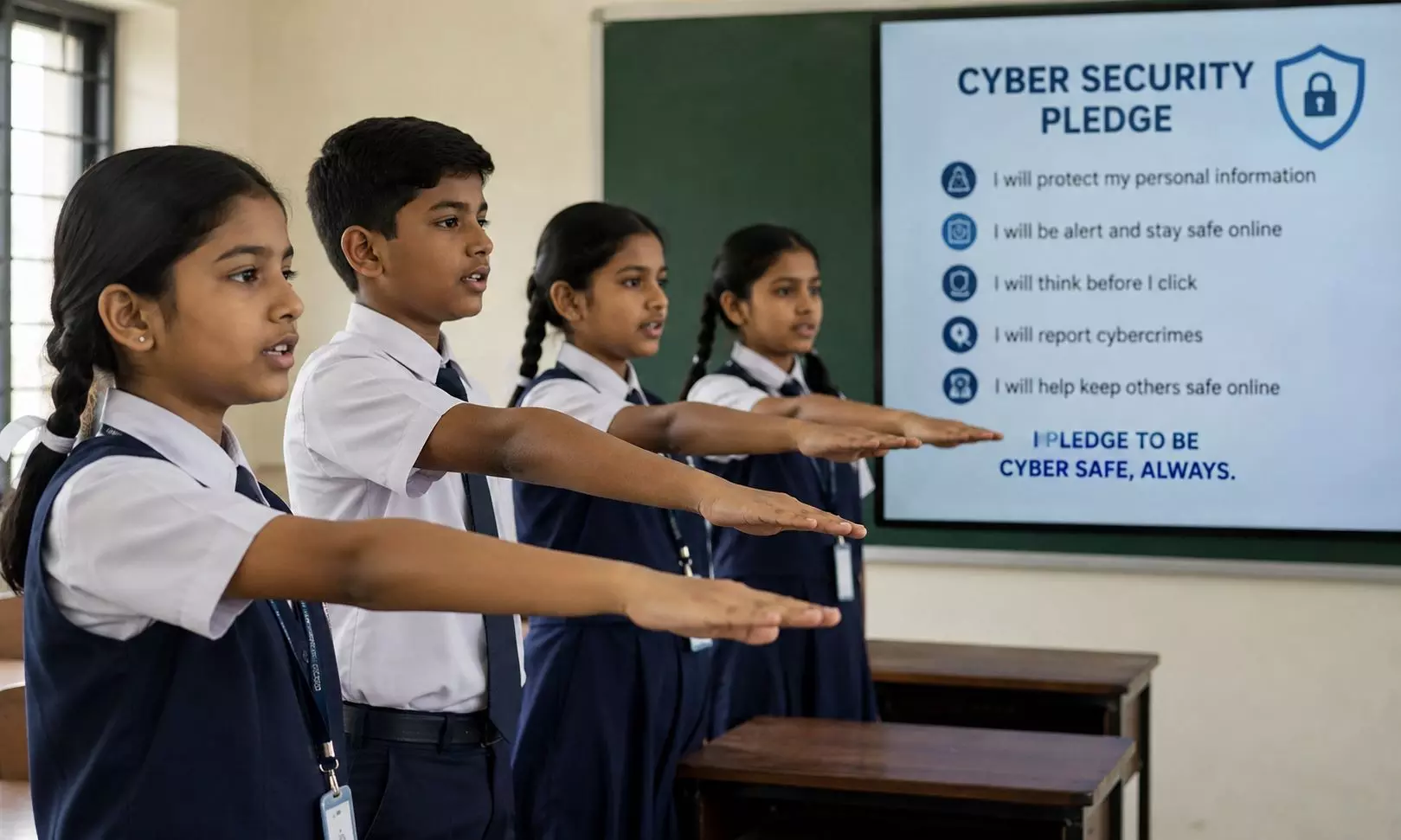 Kerala school students to take cyber safety pledge on June 1 Kerala school students to take cyber safety pledge on June 1
