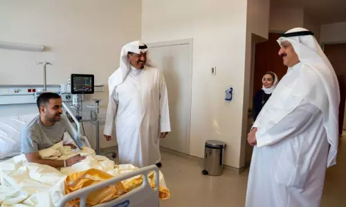 Kuwait PM visits airport attack victims in hospital