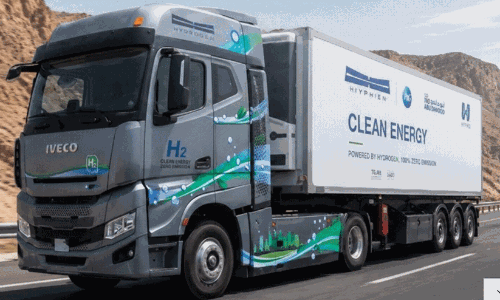 Saudi rolls out 1st self-driving hydrogen-powered heavy truck