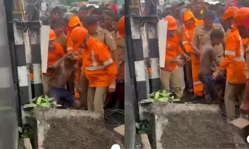 Migrant worker pulled from drain in Kozhikode, claims magician trapped him
