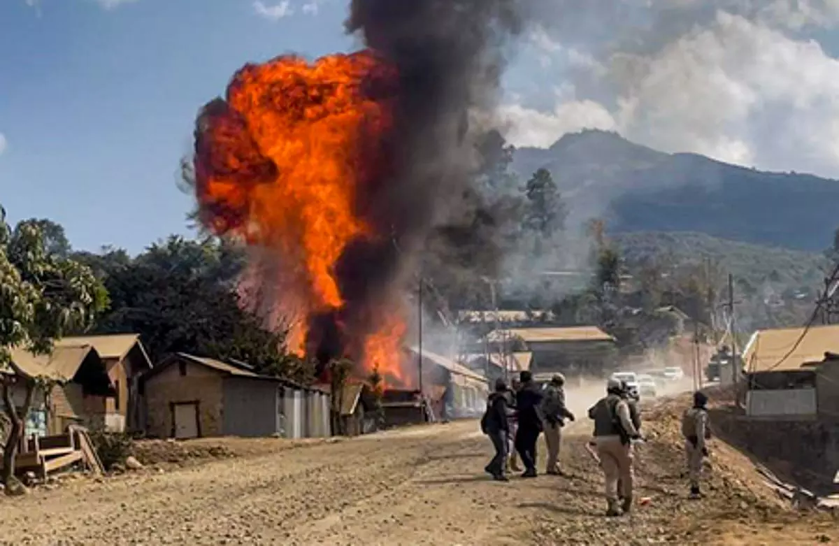Amid Kangpokpi civilian killings, Manipur security forces urge villages to restrain youths Amid Kangpokpi civilian killings, Manipur security forces urge villages to restrain youths