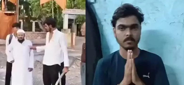 Imam surrounded, forced to chant Jai Shri Ram, accused apologises after FIR filed Imam surrounded, forced to chant Jai Shri Ram, accused apologises after FIR filed