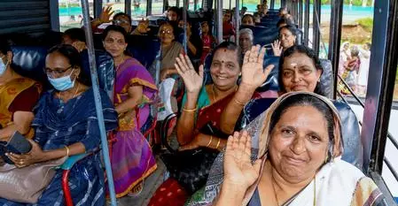 Women’s travel in KSRTC ordinary buses rises 81% after free travel scheme begins Women’s travel in KSRTC ordinary buses rises 81% after free travel scheme begins