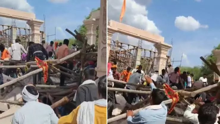 4 killed, several injured after temple roof collapses in Maharashtra 4 killed, several injured after temple roof collapses in Maharashtra