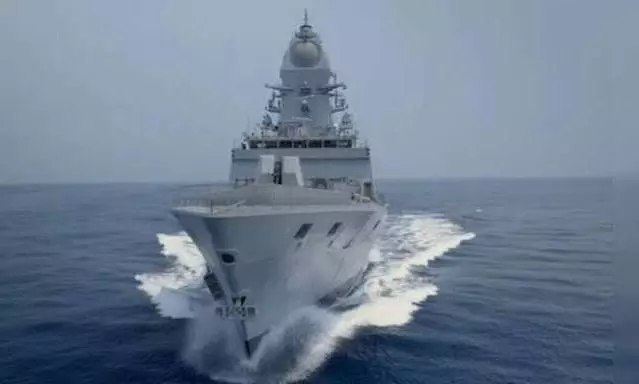 PM Modi to commission three indigenously built naval ships in Kolkata PM Modi to commission three indigenously built naval ships in Kolkata