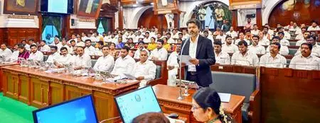 Assembly Speech: Vijay flags NEET concerns, reiterates states language policy Assembly Speech: Vijay flags NEET concerns, reiterates states language policy