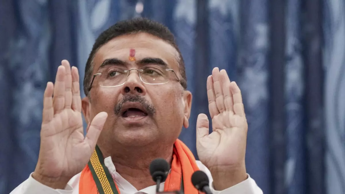 Kolkata roads will not carry any Mughal or Pathan names, says Adhikari Kolkata roads will not carry any Mughal or Pathan names, says Adhikari