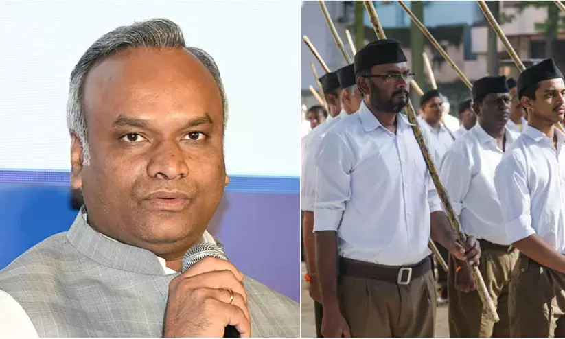 BJP loses composure when RSS gets questioned, slams Kharge
