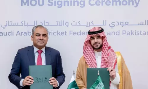 Saudi Arabia, Pakistan sign agreement to develop cricket stadium in Jeddah Saudi Arabia, Pakistan sign agreement to develop cricket stadium in Jeddah