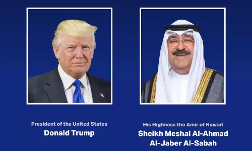Kuwait Amir congratulates Trump on 250th US Independence Day Kuwait Amir congratulates Trump on 250th US Independence Day