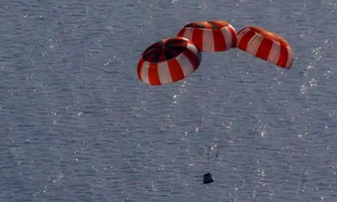 ISRO successfully conducts integrated parachute tests for Gaganyaan mission ISRO successfully conducts integrated parachute tests for Gaganyaan mission