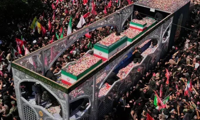 Millions flood Tehran as Khameneis funeral grips Iran Millions flood Tehran as Khameneis funeral grips Iran