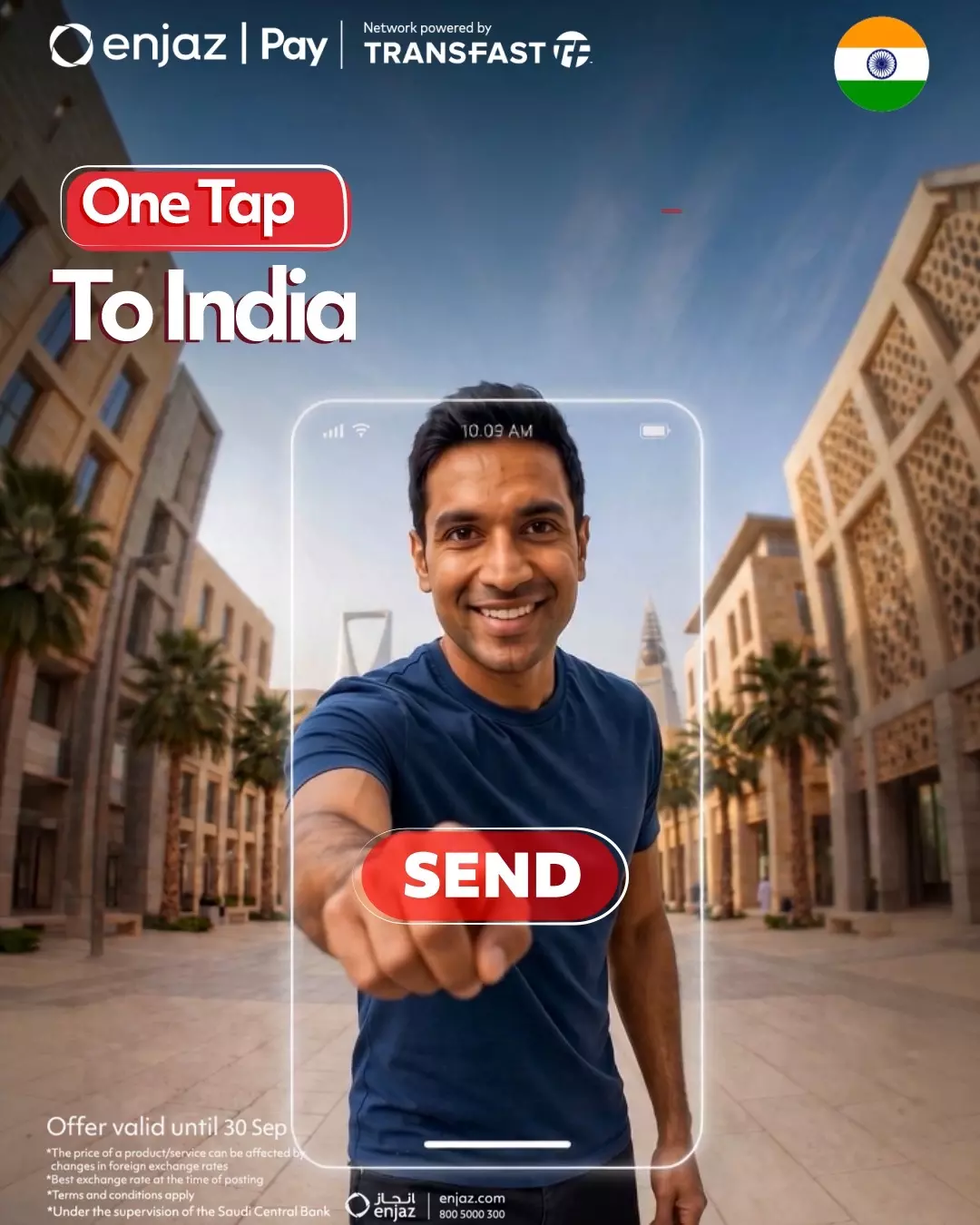 Enjaz Pay partners with Transfast to launch India remittance campaign with 1% cashback Enjaz Pay partners with Transfast to launch India remittance campaign with 1% cashback