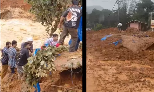 Breaking: Landslide hits Wayanad; 2 dead; more feared trapped