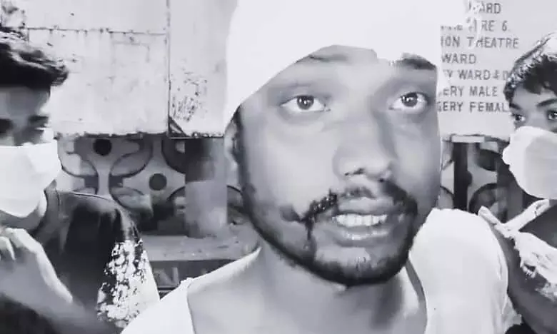 Hyderabad man assaulted on Jalpally Road, police deny communal angle Hyderabad man assaulted on Jalpally Road, police deny communal angle