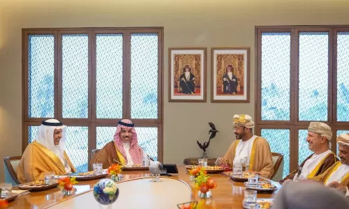 Saudi, Omani foreign ministers discuss Hormuz navigation in Muscat Saudi, Omani foreign ministers discuss Hormuz navigation in Muscat