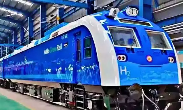 Indias first hydrogen-powered train to run on Haryanas Jind-Sonipat route Indias first hydrogen-powered train to run on Haryanas Jind-Sonipat route