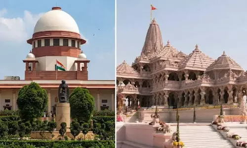 Supreme Court to hear PILs on Ram Temple donation theft on Monday Supreme Court to hear PILs on Ram Temple donation theft on Monday
