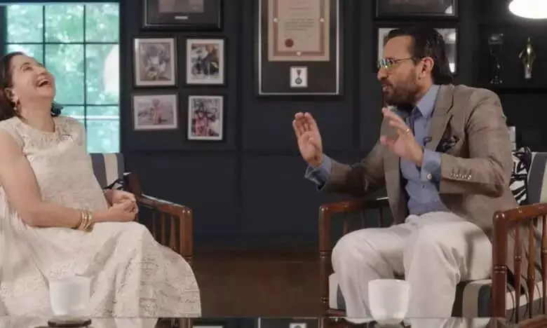 Clip of Saif Ali Khan and Anupama Chopra laughing at Bardem’s ‘Free Palestine’ line sparks backlash Clip of Saif Ali Khan and Anupama Chopra laughing at Bardem’s ‘Free Palestine’ line sparks backlash