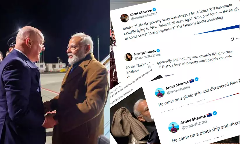 35-yr-old ‘New Zealand scarf’ story: social media dices Modi 35-yr-old ‘New Zealand scarf’ story: social media dices Modi