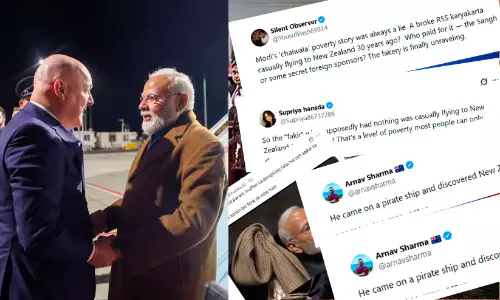35-yr-old ‘New Zealand scarf’ story: social media dices Modi 35-yr-old ‘New Zealand scarf’ story: social media dices Modi