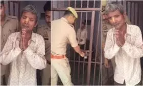 Agra man arrested after video on pothole-ridden road, remarks against UP CM Agra man arrested after video on pothole-ridden road, remarks against UP CM
