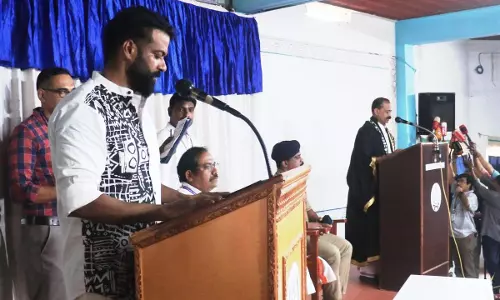 Keralas jailed BJP councillor takes oath inside Viyyur prison