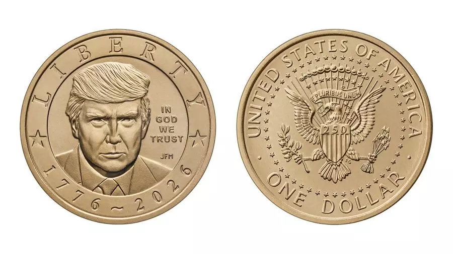 Trump to feature on new US $1 coin marking 250 yrs of independence Trump to feature on new US $1 coin marking 250 yrs of independence