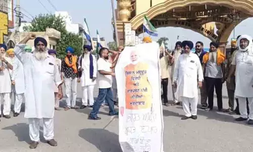 Modis visit sparks severe farmers protests in Punjab