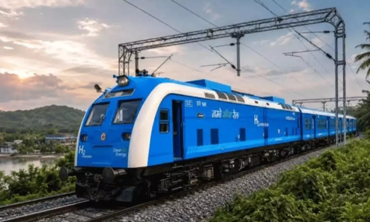 Water-powered train? Viral claim on Indias hydrogen train exposed Water-powered train? Viral claim on Indias hydrogen train exposed