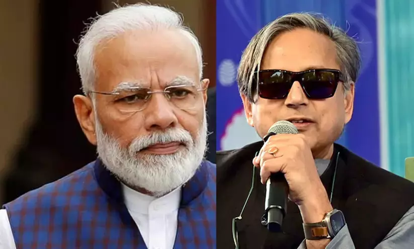 ‘I’m late in doing everything’: Tharoor mocks Modi using Urdu poem ‘I’m late in doing everything’: Tharoor mocks Modi using Urdu poem