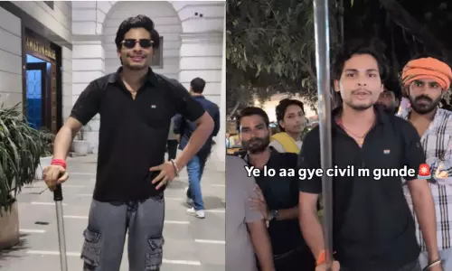 Video: Hindutva extremist, cow vigilante threatens CJP protesters
