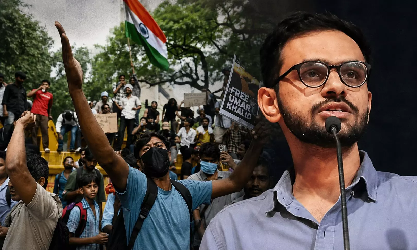 ‘Did you shout free Umar Khalid?’ Cops question paper leak protesters ‘Did you shout free Umar Khalid?’ Cops question paper leak protesters