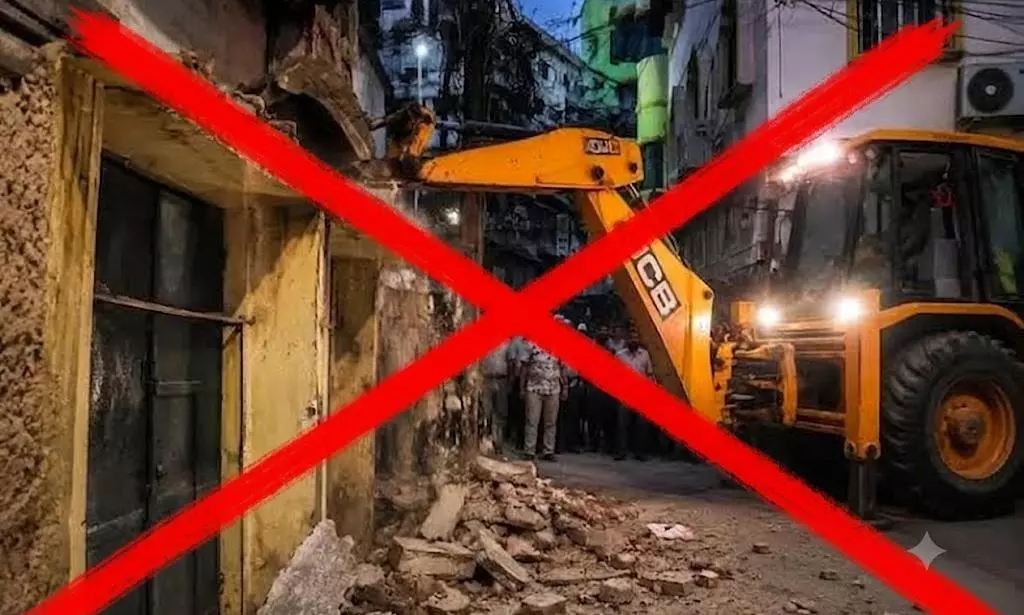 SC halts punitive bulldozing of 25 Muslim homes in Madhya Pradesh over cow slaughter case SC halts punitive bulldozing of 25 Muslim homes in Madhya Pradesh over cow slaughter case