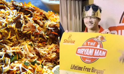 Kolkata man eats 3.5 kg biryani in 45 mins, wins lifetime free treat Kolkata man eats 3.5 kg biryani in 45 mins, wins lifetime free treat