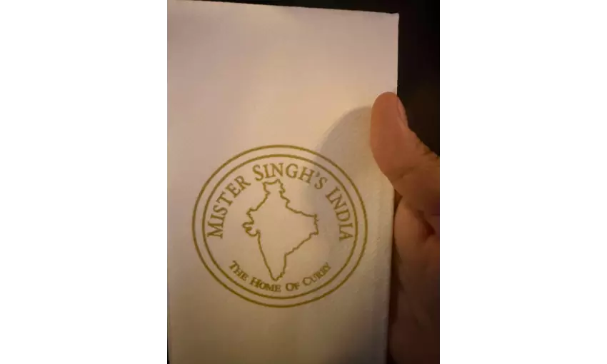 Glasgow restaurant sparks backlash over flawed map of India on napkins Glasgow restaurant sparks backlash over flawed map of India on napkins