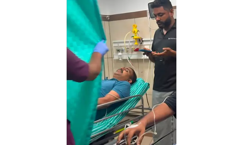 Kerala Cong MLA Abin Varkey injured in car crash after flood relief visit Kerala Cong MLA Abin Varkey injured in car crash after flood relief visit