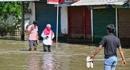 Death toll in Assam floods rises to 98 with 1.55 lakh in 13 districts affected Death toll in Assam floods rises to 98 with 1.55 lakh in 13 districts affected