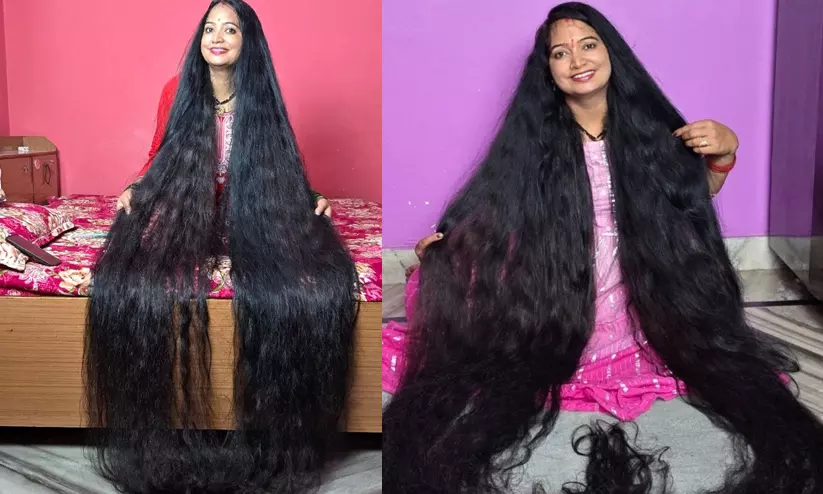 11 yrs without haircut, 8ft of hair; Indian woman wins world record 11 yrs without haircut, 8ft of hair; Indian woman wins world record
