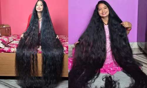 11 yrs without haircut, 8ft of hair; Indian woman wins world record 11 yrs without haircut, 8ft of hair; Indian woman wins world record