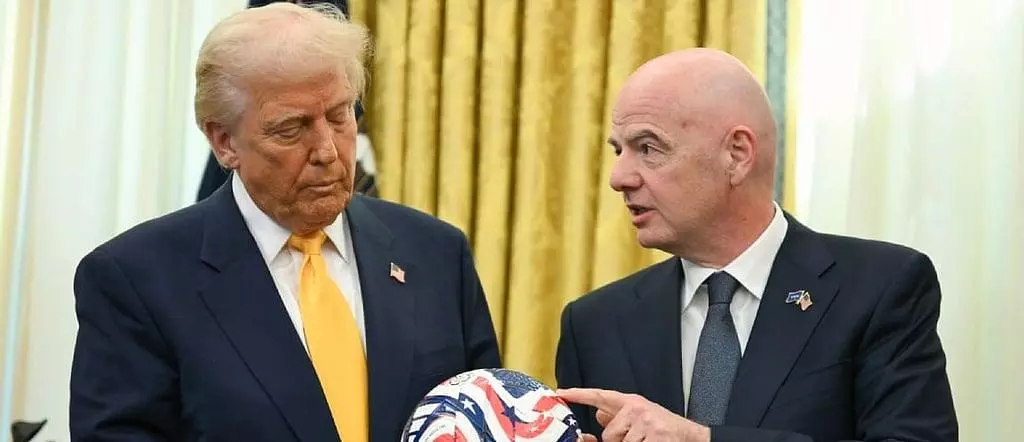 Removing Infantino as FIFA president would be a terrible mistake’: Trump Removing Infantino as FIFA president would be a terrible mistake’: Trump